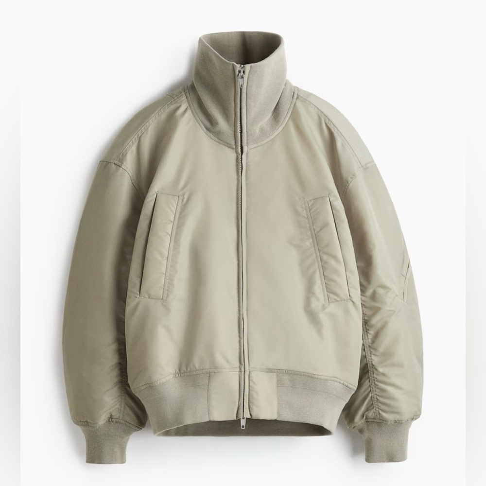 H&M PADDED BOMBER JACKET S